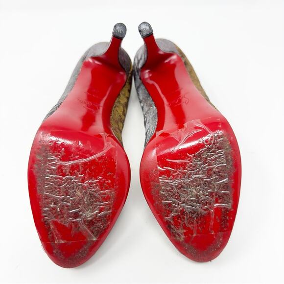 Christian Louboutin Very Prive 120 Heels Pumps Size 39 - Picture 9 of 10